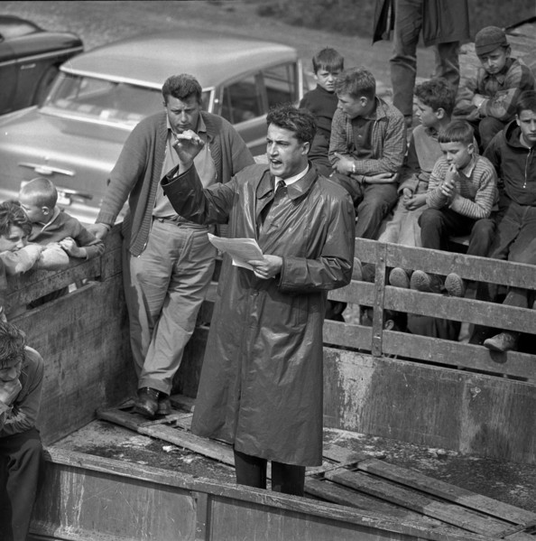 Vines was in Valais: speech at protest rally, 1961
