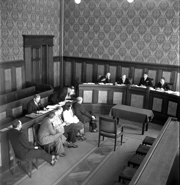 Espionage trial against Heinrich Rauber, Lausanne 1946
