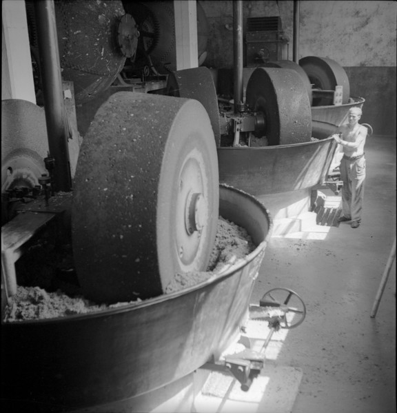 Recycling of waste paper; 1945