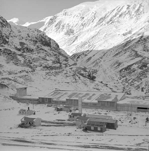 Entry of Grand Saint Bernard tunnel 1963