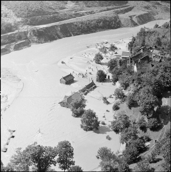 Flood at the Simplon, 1958