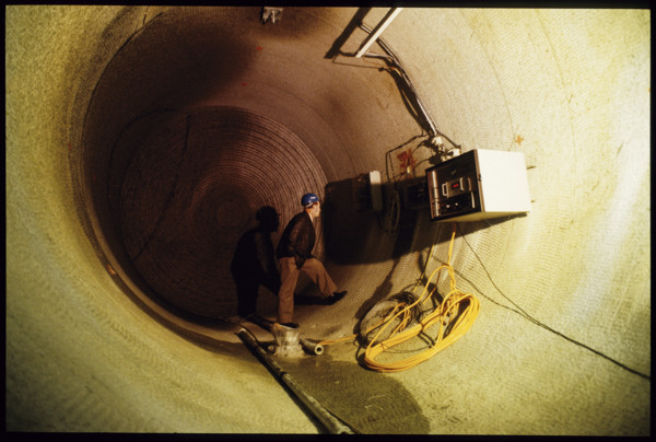 Gallery of NAGRA rock laboratory, Grimsel 1985