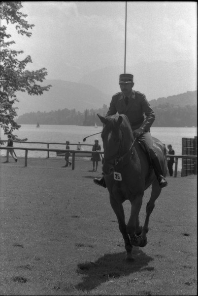 CSIO Lucerne 1974: Paul Weier and Flash