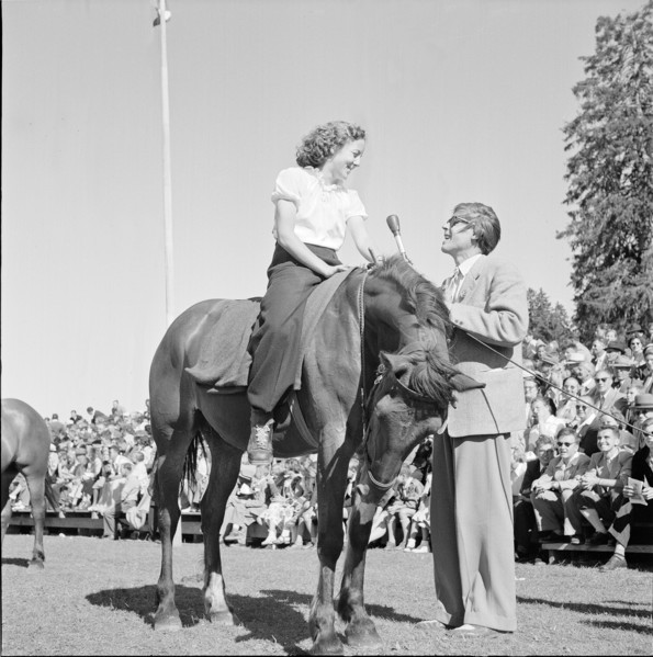 48th Marché Concours Saignelégier, Odette Boillat, 1951