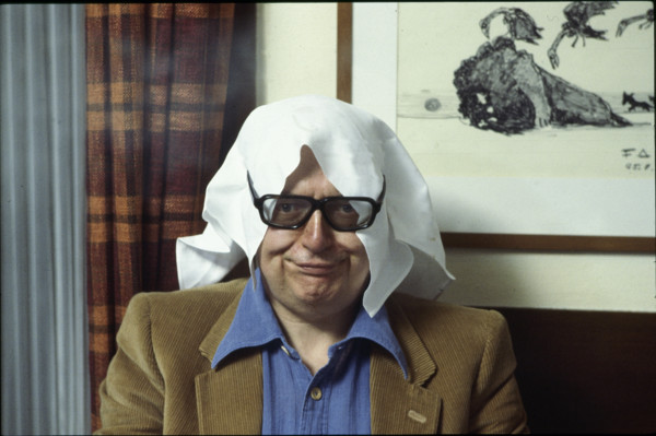 Friedrich Dürrenmatt, writer, 1981