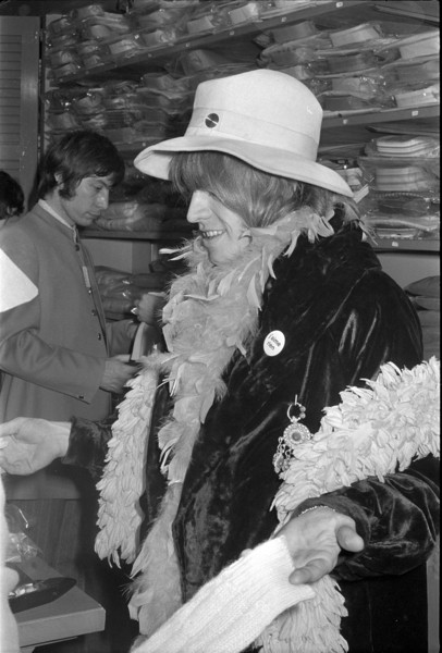 Charlie Watts and Brian Jones from the Rolling Stones at Naphtaliy's 1967