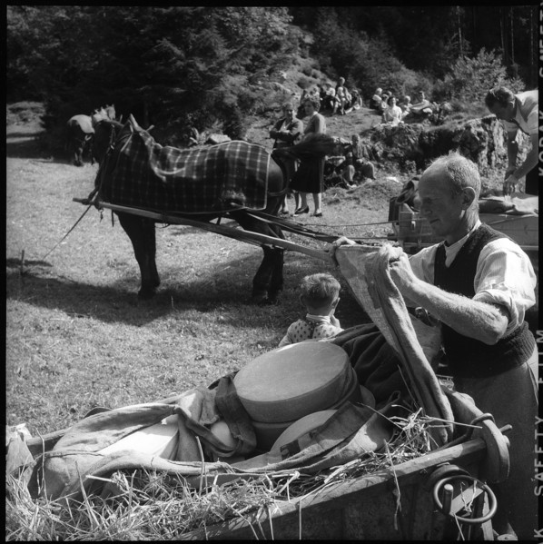 Farmer festival in the Justistal Valley, 1958