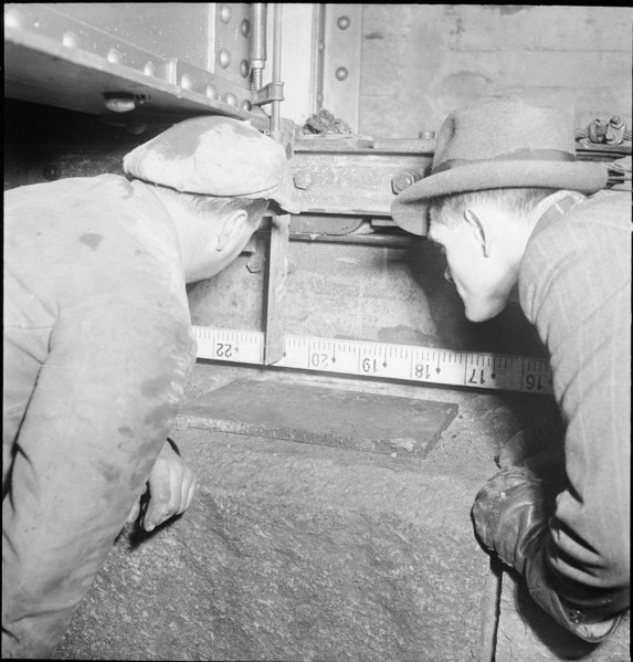 Replacement of the railway bridge in Zurich-Wipkingen 1947