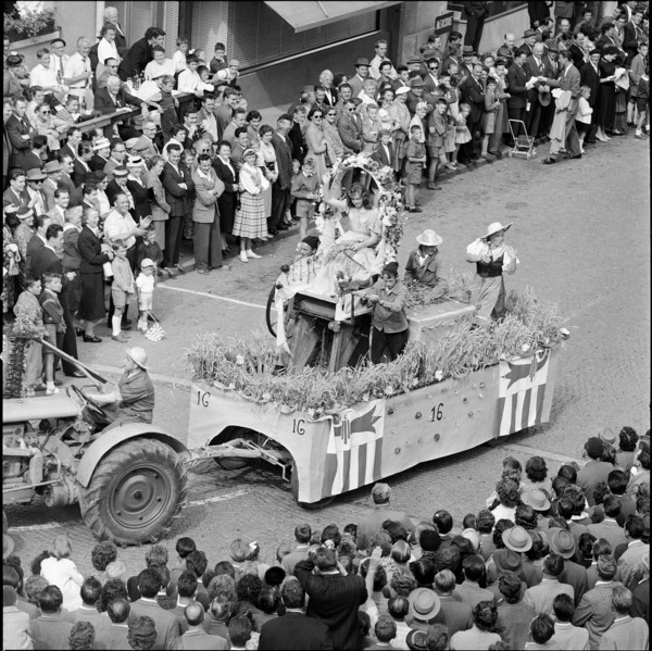 10th festival of the people of Jura in Delémont, 1957