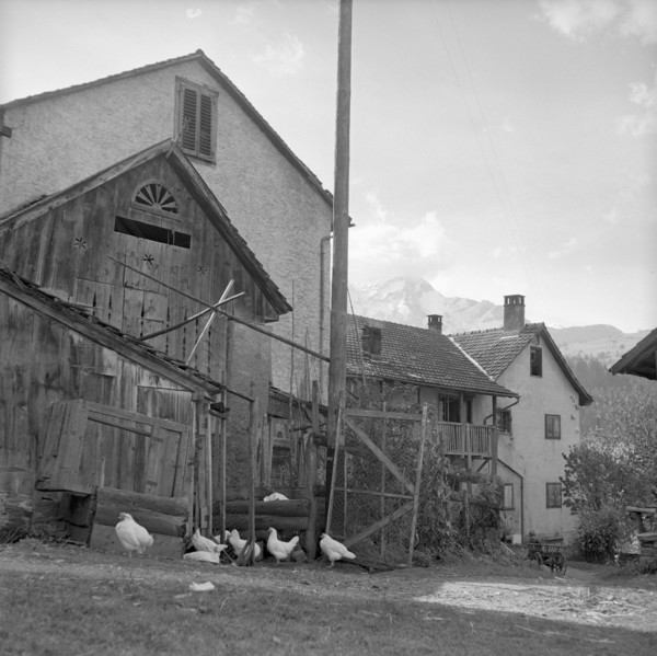 Houses in Sils-Albula, 1952