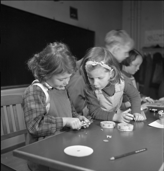 Serbian children on holiday for convalescence in Switzerland, 1942