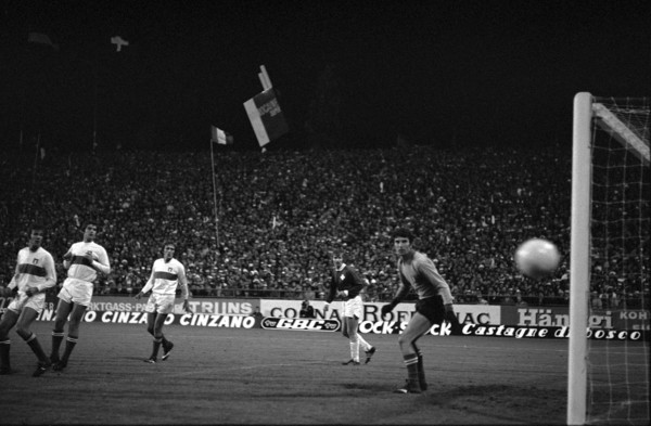 International match Switzerland - Italy 1972: keeper Dino Zoff
