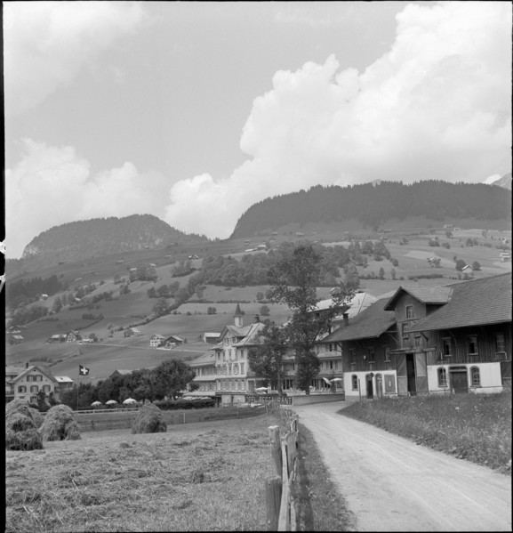 Country road in Unterwasser 1945