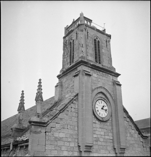 Earthquake in Valais, Aigle church 1946