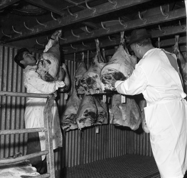 Basel, quality control at Swiss Border, 1966