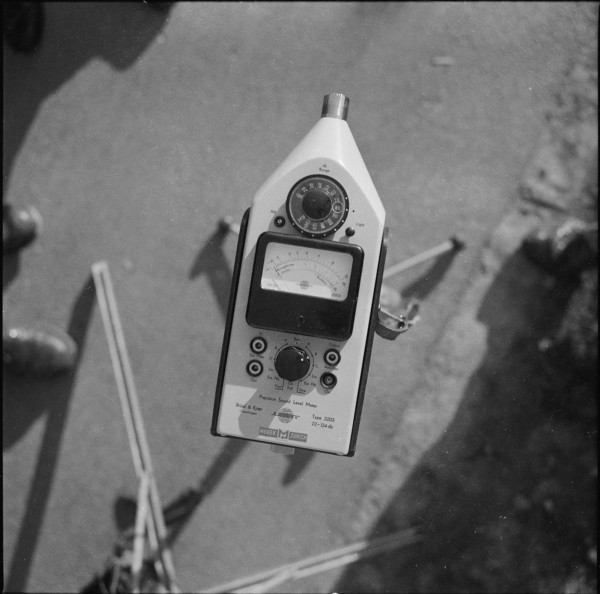 Noise measuring device of the metropolitan police Zurich 1961