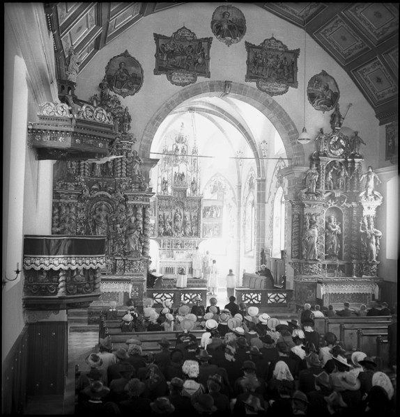 Service for Assumption of the Virgin Mary in the Valais, 1941