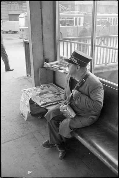 Newspaper Seller, 1966