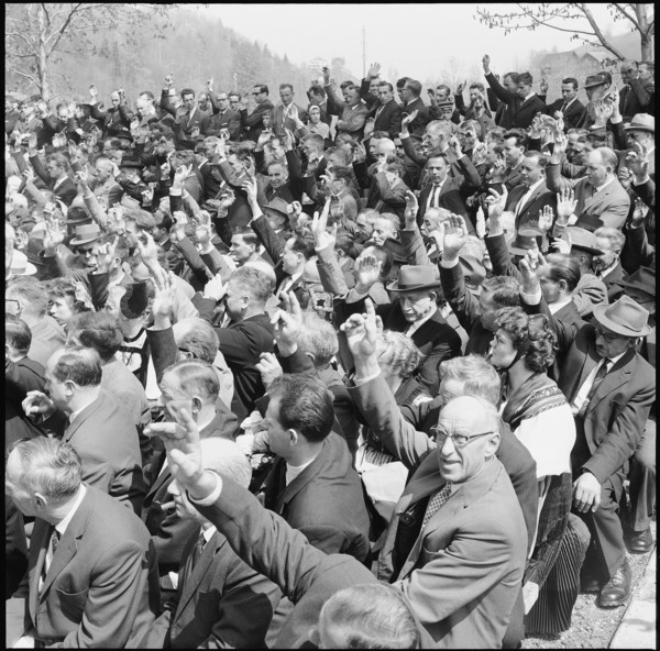 Stans: Nidwalden voter's meeting 1963