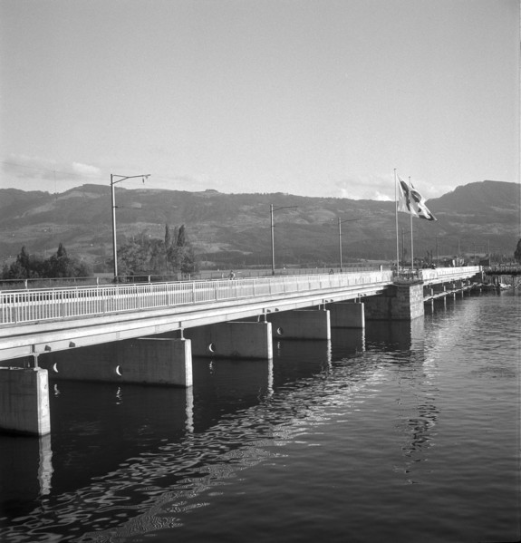Rapperswil lake barrage; 1950