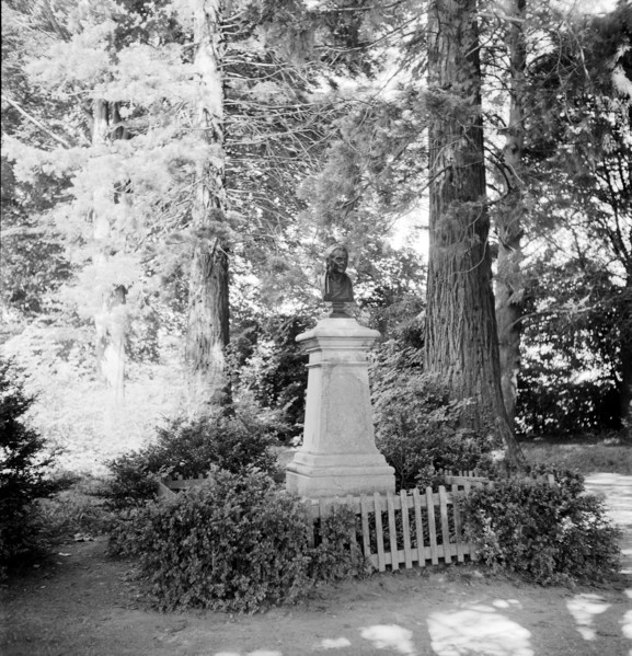 ST. Peter's Island, Jean-Jacques Rousseau memorial; 1955