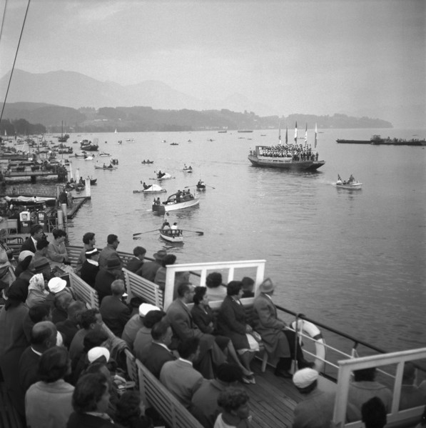 Lake Night Festival in Lucerne, 1960