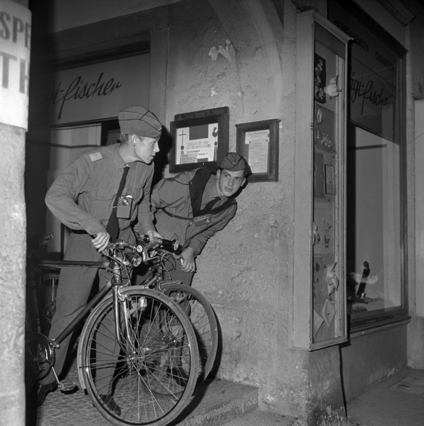 Civil defense training in Schaffhausen, 1961