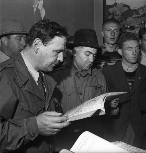 Hunting panthers in Valais, 1946