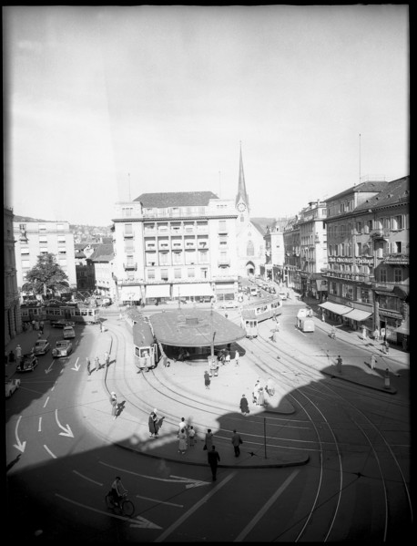 Zurich Paradeplatz 1954