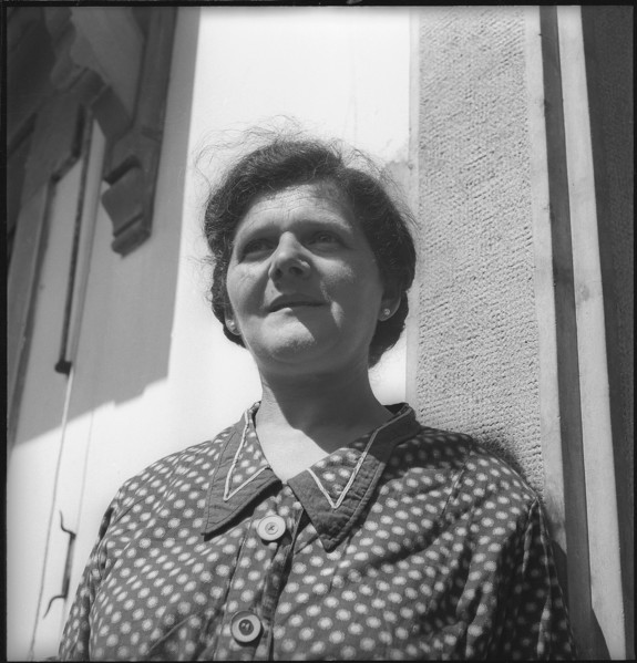 Bertha Rapperport, Theresienstadt concentration camp survivor; 1945