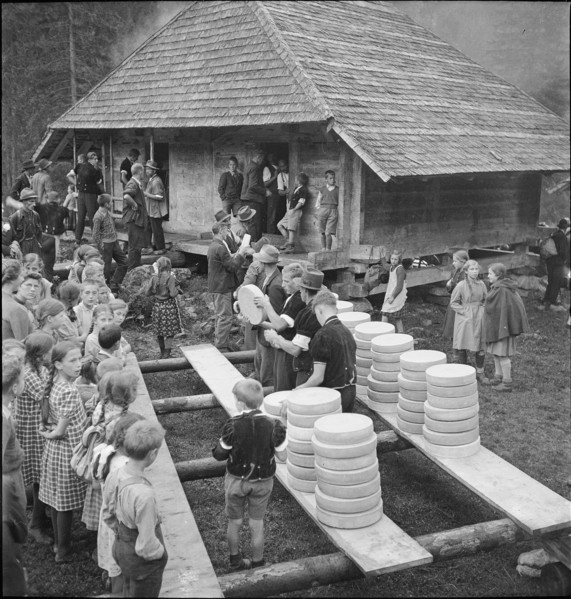 Kaesteilet in the Justistal valley, Berne, 1941