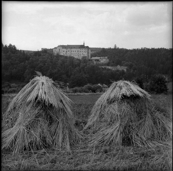 Karlskron castle in Czech Bohemia 1956