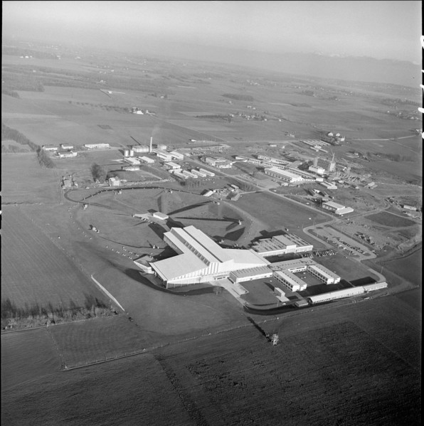 CERN near Meyrin, cyclotron 1957