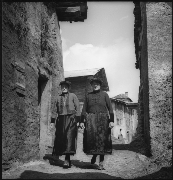 Women in Valais village, 1942