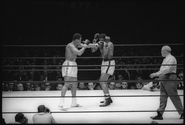 WC fight Muhammad Ali, born Cassius Marcellus Clay Jr. versus Ernie Terrell, Houston 1967