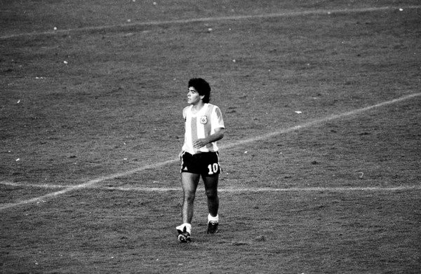 Football WC 1982: Belgium - Argentina; Maradona
