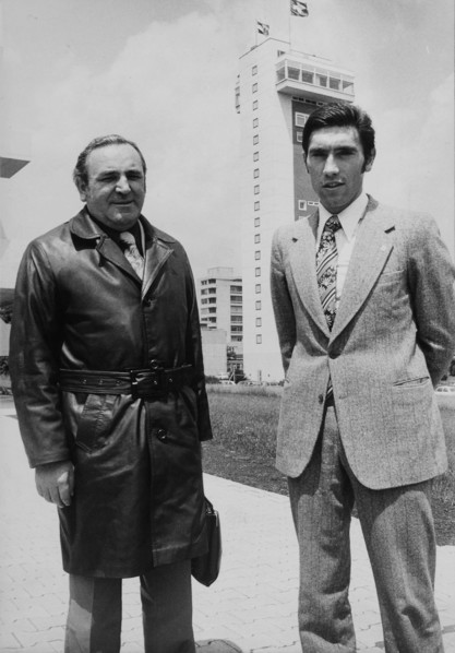 Josef Vögele and Eddy Merckx, 1974