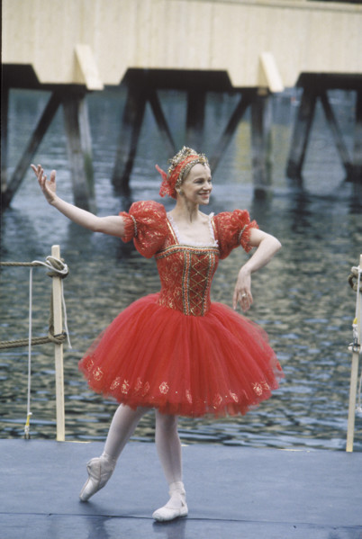 Opening of Chapel Bridge; ballet dancer 1994