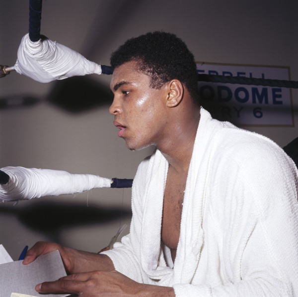 Muhammad Ali, born Cassius Marcellus Clay Jr. before fight versus Ernie Terrell, Houston 1967