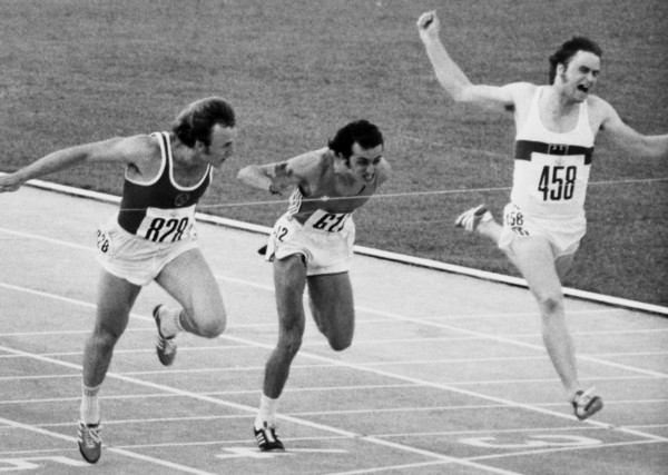 EC Rome 1974, finals 100m: Borsov ahead of Mennea and Bieler