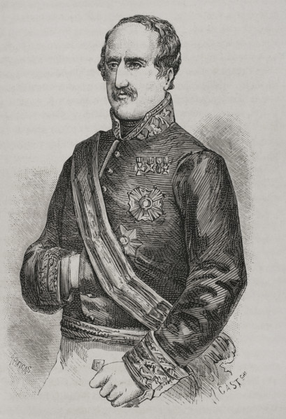 Rafael Maroto (1783-1847). Spanish military. He joined the troops of the pretender Carlos V (Carlos
