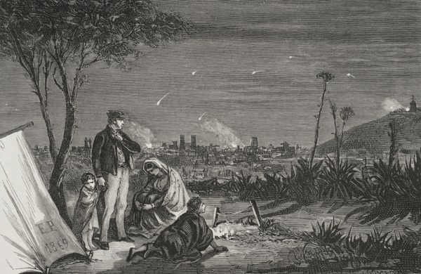 History of Spain. Revolution in Barcelona. Uprising against Espartero's policies. Bombardment of