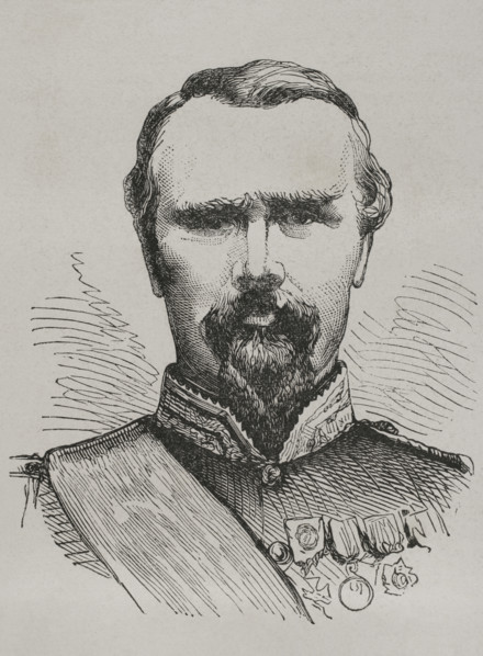 Pierre-Louis Charles de Failly (1810-1892). French general. Portrait. Engraving. ""Historia de la