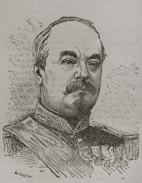 Francois Achille Bazaine (1811-1888). Marshal of France. He took part in the Algerian War, the