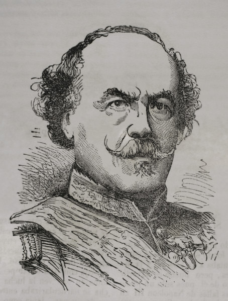 Francois Certain de Canrobert (1809-1895). Marshal of France. Portrait. Engraving. ""Historia de la