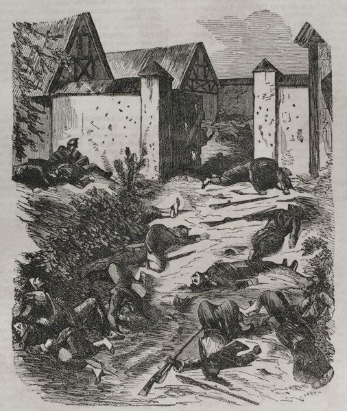 Franco-Prussian War (1870-1871). Battle of Wissembourg, 4 August 1870. Capture of Wissembourg by
