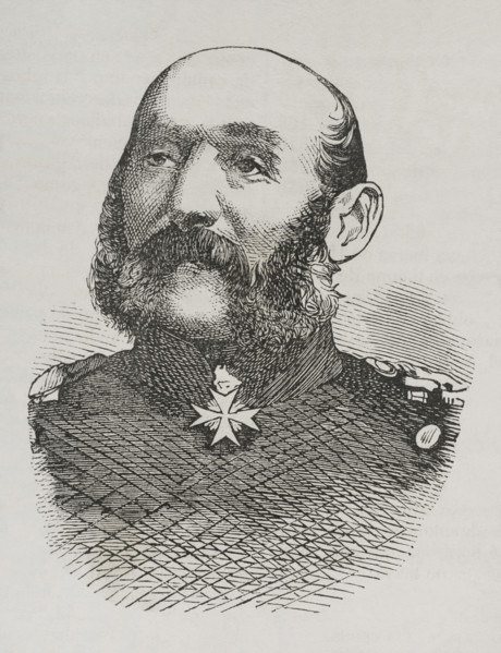 Gustav von Manstein (Albert Ehrenreich Gustav von Manstein) (1805-1877). Prussian general. Portrait