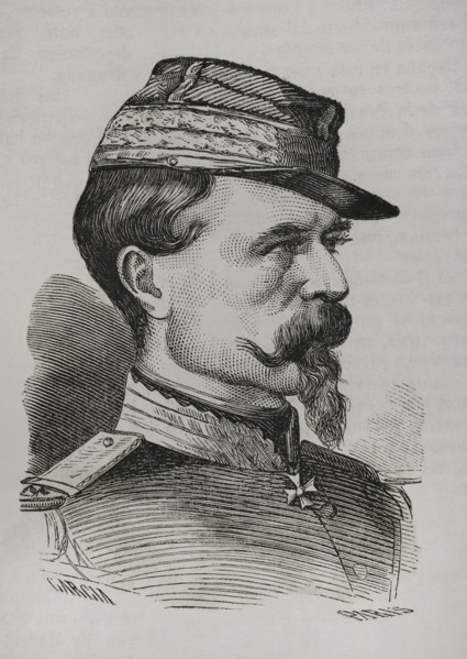 Antoine Chanzy (Antoine Alfred Eugene Chanzy) (1823-1883). French general. Portrait. Illustration