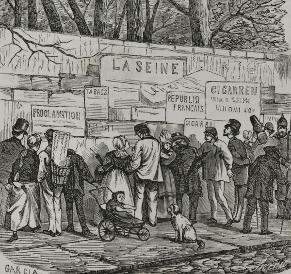 Franco-Prussian War (1870-1871). France. Siege of Paris (19 September 1870 to 28 January 1871).