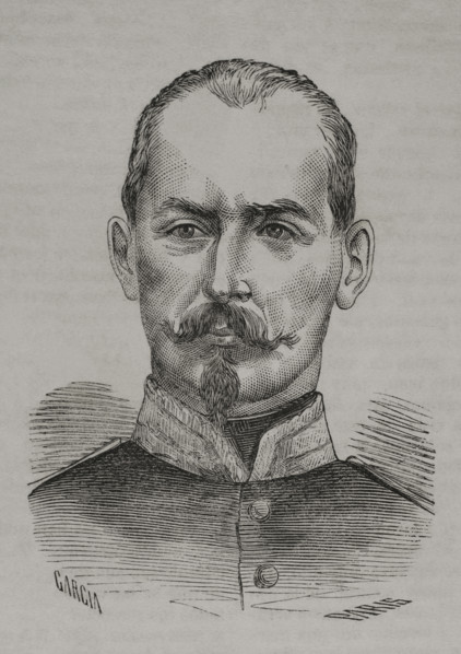 Camille Cremer (1840-1876). French divisionary general in the Franco-Prussian War. Portrait.